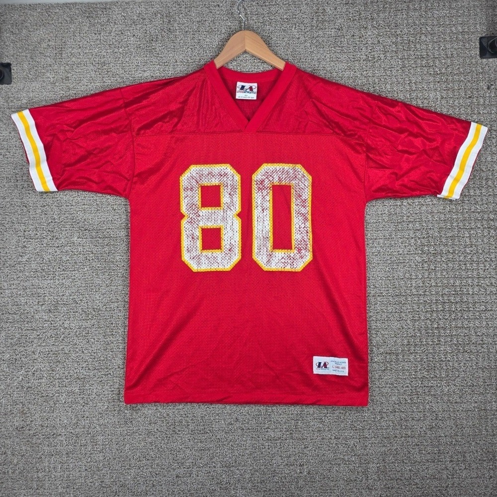 Vintage Lake Dawson Logo Athletic‎ Kansas City Chiefs Jersey Mens Large Red 90s